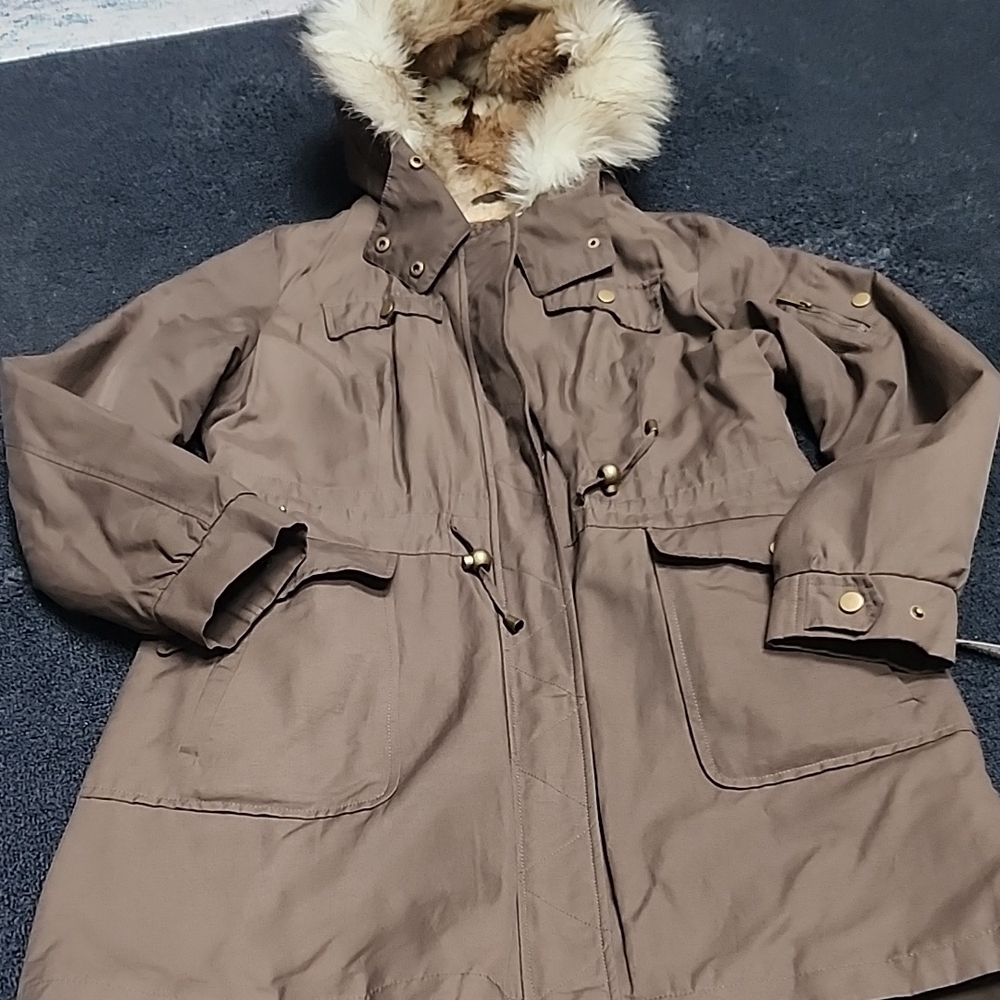Laundry by Design Brown Utility Jacket